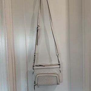 Vera Wang Elegant White Crossbody Bag